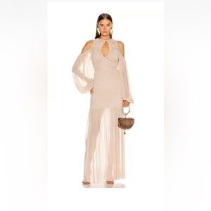 Alice McCall Spell Gown Maxi in Nude Size US 2